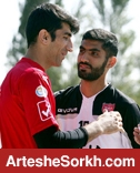 ملی پوشان با پرسپولیس تمرین کردند ملی پوشان با پرسپولیس تمرین کردند