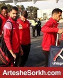پرسپولیس به اهواز رسید پرسپولیس به اهواز رسید