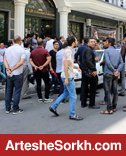 تجمع هواداران مقابل وزارت ورزش تجمع هواداران مقابل وزارت ورزش