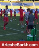 تمرین پرسپولیس؛ هیچکس نمی خواهد ذخیره باشد تمرین پرسپولیس؛ هیچکس نمی خواهد ذخیره باشد