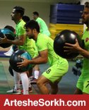 برخی از بازیکنان پرسپولیس وزنه زدند برخی از بازیکنان پرسپولیس وزنه زدند