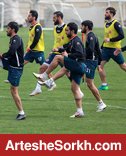 گزارش تمرین: سرخ پوشان برای اولین بار زیر نور تمرین کردند گزارش تمرین: سرخ پوشان برای اولین بار زیر نور تمرین کردند