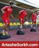 تمرین سبک 13 پرسپولیسی در ورزشگاه کاظمی تمرین سبک 13 پرسپولیسی در ورزشگاه کاظمی