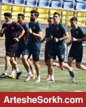 تمرین سبک پرسپولیس و جشن کوچک برای مربیان تمرین سبک پرسپولیس و جشن کوچک برای مربیان